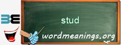 WordMeaning blackboard for stud